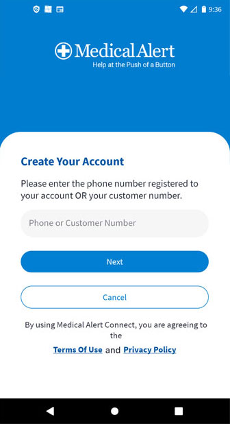 ConnectAmerica Medical Alert Home System Mobile App