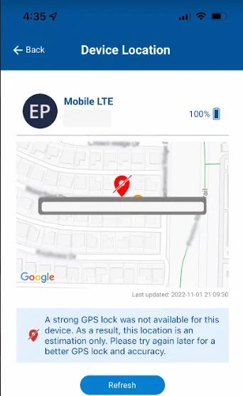 Medical Alert Mobile - Device Location